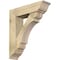 Ekena Millwork Olympic Traditional Rough Sawn Bracket w/ Offset Brace, Douglas Fir, 8"W x 30"D x 34"H BKT0806X30X34OLY01RDF - alternate 1